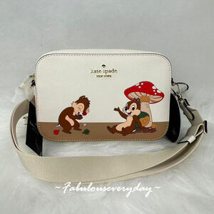 Kate Spade x Disney Chip N Dale Mini Camera Bag Crossbody KL902 Limited Edition